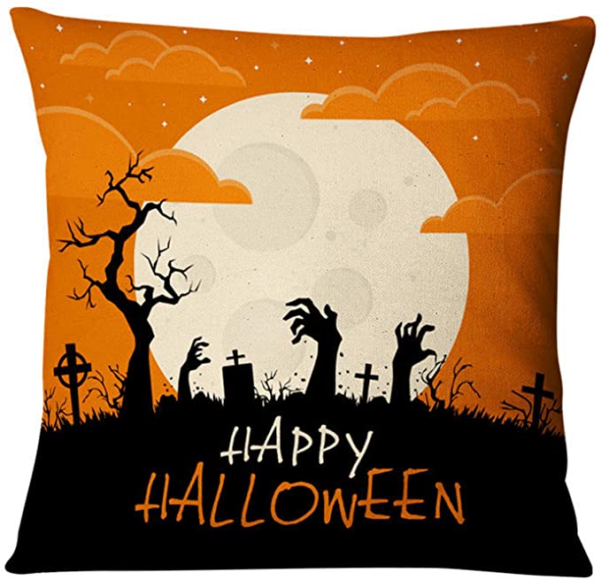 Photo 1 of 2PC LOT
LED Light Up Halloween Holiday Pillow Cover (Terrorist-5)

Halloween Party Decoration Supplies Include Happy Halloween Banner, Latex Balloons, Hanging Swirl and Paper Garlands (41Pcs) for Halloween Party Bar Home Decor Supplies