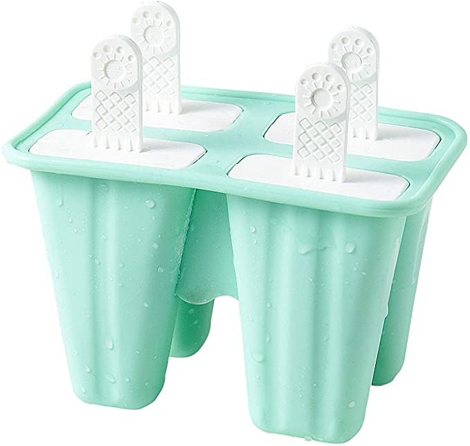 Photo 1 of 2PC LOT
Popsicle Molds 4 Pieces Silicone Ice Pop Molds BPA Free Popsicle Mold Reusable Easy Release Ice Pop Maker (Green), 2 COUNT