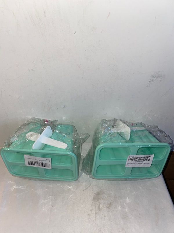 Photo 1 of 2PC LOT
Popsicle Molds 4 Pieces Silicone Ice Pop Molds BPA Free Popsicle Mold Reusable Easy Release Ice Pop Maker (Green), 2 COUNT
