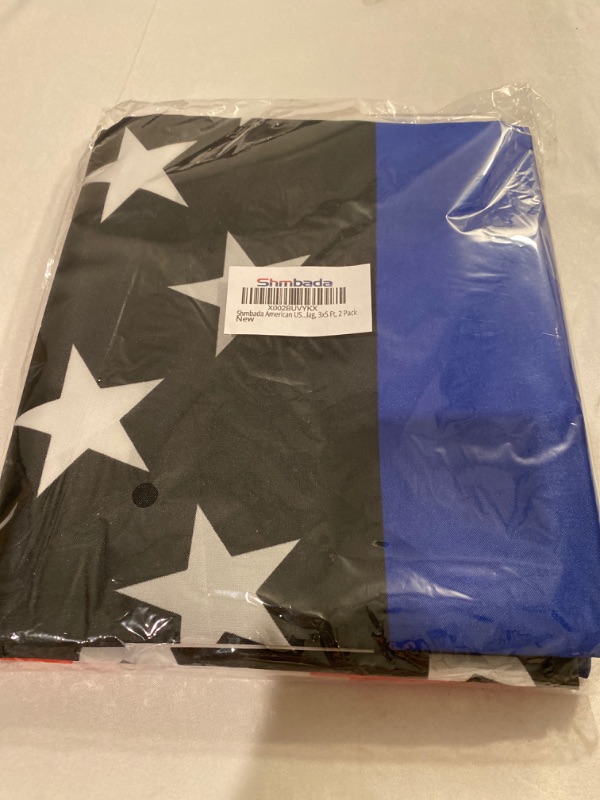 Photo 3 of 2PC LOT
Shmbada American USA Flag and Thin Blue Line Flag Kit with Brass Grommets, Premium Polyester Double Stitched Vivid Color Anti Fading, Outdoor Indoor Yard House Porch Flag, 3x5 Ft, 2 Pack

Halloween Decorations 5FT Giant Spider with 11.5FT Huge Rou