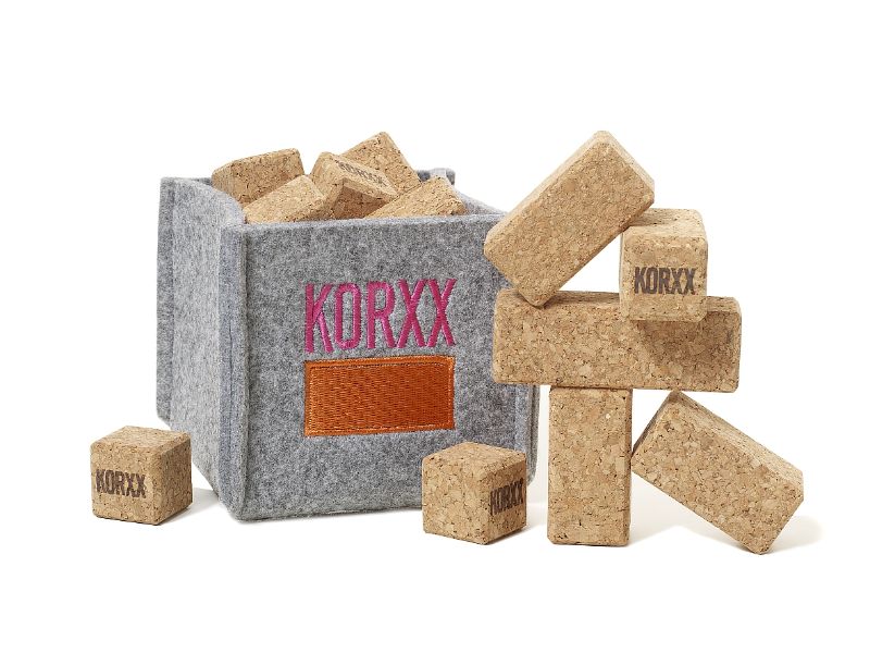 Photo 1 of KORXX desk game mini cork building blocks  Eco Brickle Building Block