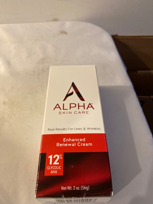 Photo 1 of Alpha Skin Care Enhanced Renewal Cream | Anti-Aging Formula | 12% Glycolic Alpha Hydroxy Acid (AHA) | Reduces the Appearance of Lines & Wrinkles | For Normal to Dry Skin | 2 Oz