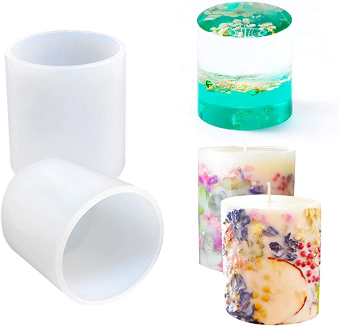 Photo 1 of 2PC LOT
Cylinder Candle Molds for Candle Making,2pcs Silicone Molds for Resin Casting,Epoxy Mold for Resin,Soap,Flower Specimen,Insect Specimen,Clay Craft,DIY Casting

Kirsooku Silver Sequin Table Runners Glitter Sparkly Iridescent Shimmer for Dining Room