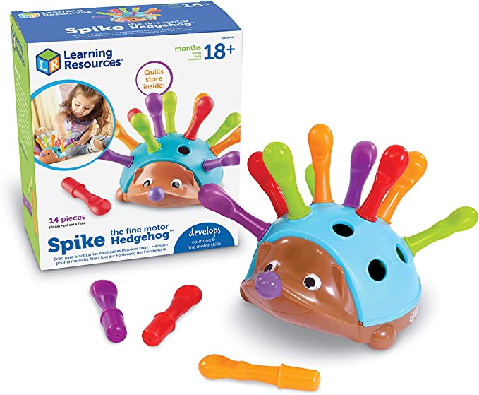 Photo 1 of Learning Resources Spike The Fine Motor Hedgehog - 14 Pieces, Ages 18 months+ Fine Motor and Sensory Toy, Counting & Color Recognition Toys, Educational Toys for Toddlers