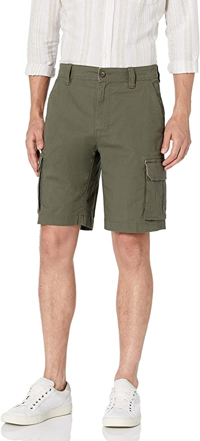 Photo 1 of Amazon Essentials Men's 10” Lightweight Ripstop Stretch Cargo Short, SIZE 38