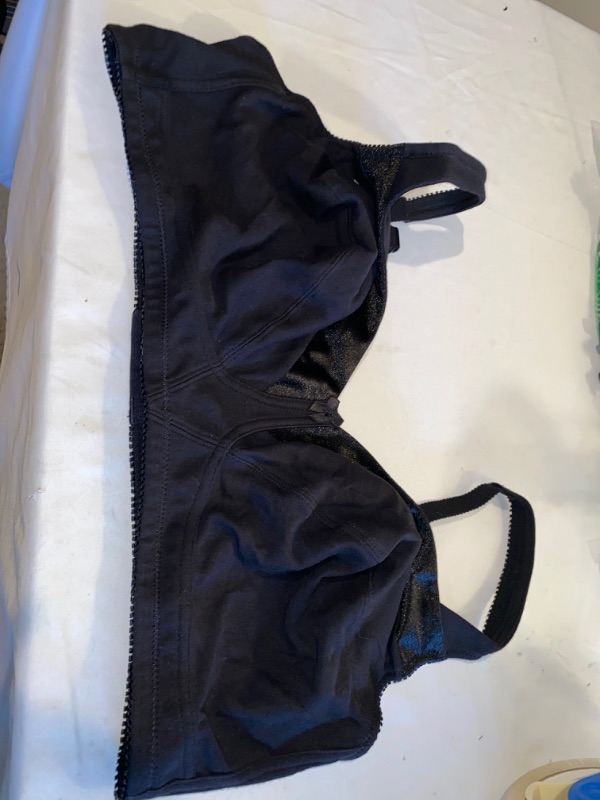 Photo 1 of Hanes Ultimate Women's Ultimate T-Shirt Soft Wireless Bra, SIZE 44C, BLACK