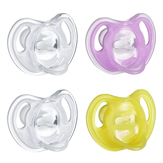 Photo 1 of Tommee Tippee?Ultra-Light Silicone Pacifier, Symmetrical Design, BPA-Free Binkies, One-Piece Design, 6-18m, 4 Count, SIZE 6-18 MOS 