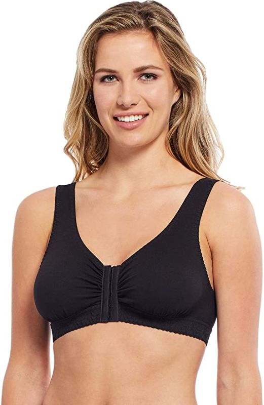 Photo 1 of Carole Martin Full-Freedom Front Closure Bra, Perfect Wireless Cotton Sleep Bras for Women, SIZE 38