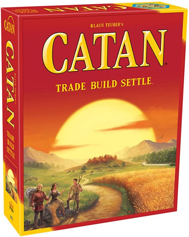 Photo 1 of Catan Board Game (Base Game) | Family Board Game | Board Game for Adults and Family | Adventure Board Game | Ages 10+ | for 3 to 4 Players | Average Playtime 60 Minutes | Made by Catan Studio