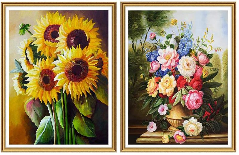Photo 1 of 2PC LOT
Yomiie 5D Diamond Painting Sunflower & Flower Full Drill by Number Kits, Colored Roses DIY Paint with Diamonds Art Flowerpot Rhinestone Embroidery Craft for Home Room Decoration (12x16 inch, 2 Pack)

HALLOWEEN DECORATIVE SIGN