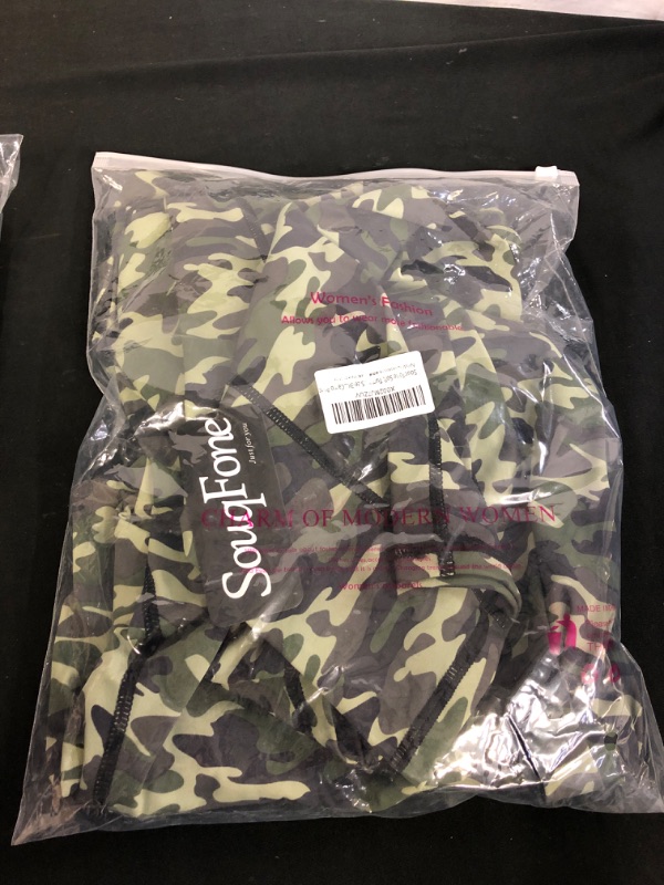 Photo 1 of High Rise camouflage Tummy Control Workout Leggings, SIZE 3XL
