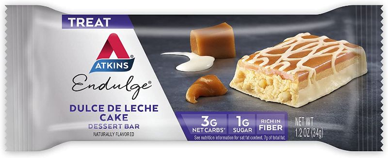 Photo 2 of 3PC LOT
ZonePerfect Fudge Graham Protein Bars, EXP 012/ 01/2022, 2 COUNT

Atkins Endulge Treat Dessert Bar Dulce De Leche Cake, 5 Count EXP 01/27/2022

