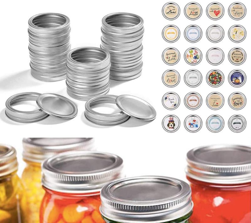 Photo 1 of 2PC LOT
Canning Lids Regular Mouth Mason Jar Lid Leak-proof Split-type Glass Jars Lids, (70mm/2.76inch) Silver, 24 pcs…

Upgraded Large Chair Leg Floor Protectors with Felt|Round&Square Silicone Chair Leg Covers for Mute Furniture Moving|Elastic Furniture