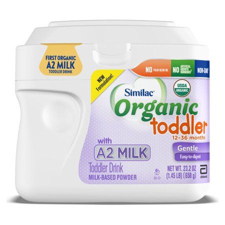 Photo 1 of Similac Organic Toddler Drink with A2 Milk, First & Only USDA Organic Toddler Drink Made with A2 Milk, Gentle and Easy to Digest, Supports Brain and E, 6CT
EXP 03/01/2022