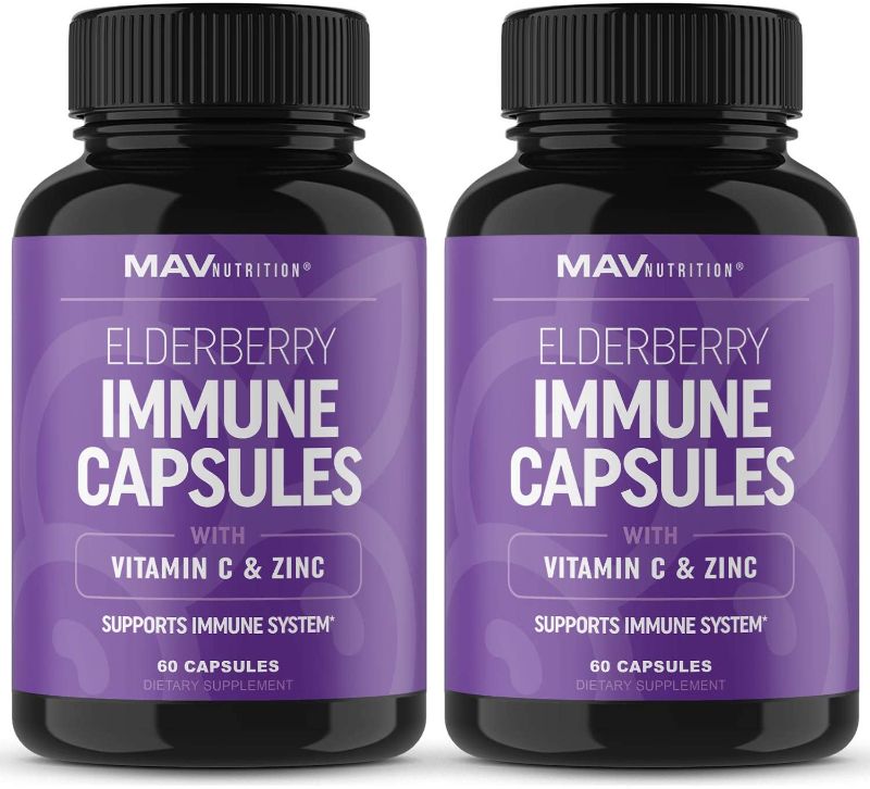 Photo 1 of MAV Nutrition Immune Support Capsules, 60 capsules, 2 pack
EXP 04/2022