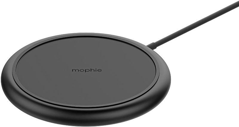 Photo 1 of mophie Charge Stream Pad+ - 10W Qi Wireless Charge Pad - Made for Apple iPhone Xr, Xs Max, Xs, X, 8, 8 Plus, Samsung, and Other Qi-Enabled Devices - Black
