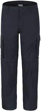 Photo 1 of Bienzoe Men's Outdoor Quick Dry Waterproof Convertible Cargo Hiking Pants, BLUE 
SIZE 38W 32L
