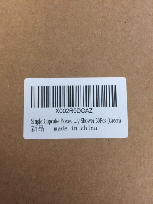 Photo 3 of Ice Cream Cupcake Boxes, Single Cupcake Carriers Individual Cupcake Containers Fruit Cupcake Holder Boxes Muffin Pastry Container with Window Handle Cupcake Gift Box for Holiday Christmas 50Pcs
FACTORY SEALED