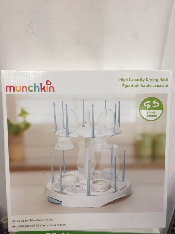 Photo 3 of Munchkin High Capacity Drying Rack, White, One Size
