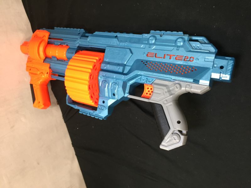 Photo 1 of NERF Elite 2.0 Shockwave RD-15 Blaster***missing foam bullets /darts***