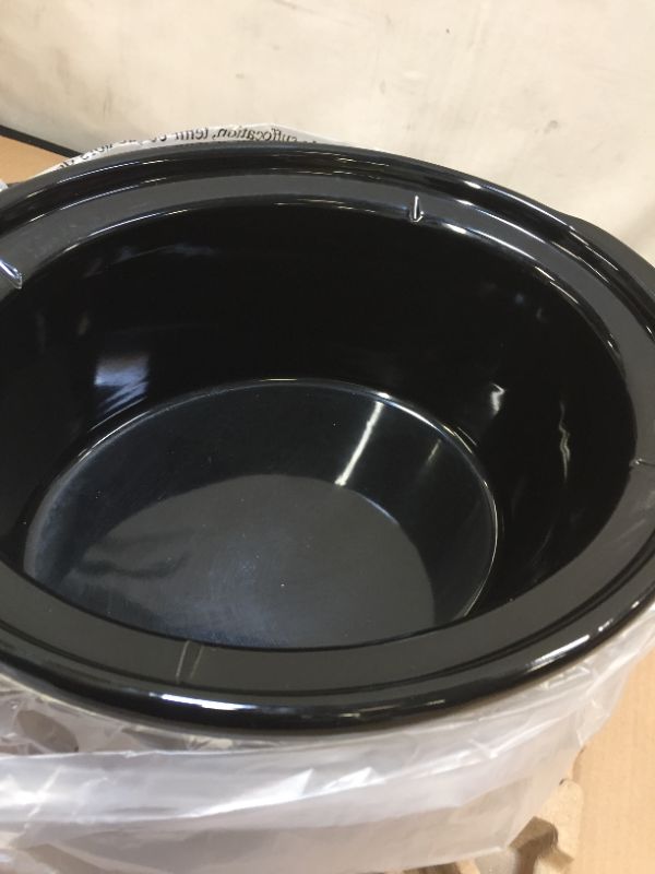 Photo 1 of Crock-Pot 7-Quart Easy Clean Non-Stick Ceramic Slow Cooker w/ Locking Gasket Lid
