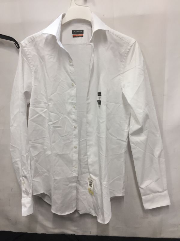 Photo 1 of Van Heusen Men's Dress Shirt Slim Fit Stain Shield Stretch White Size M 