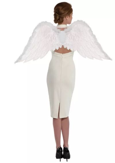 Photo 1 of Adult Guardian Angel Wings Halloween Costume Wearable Accessory

