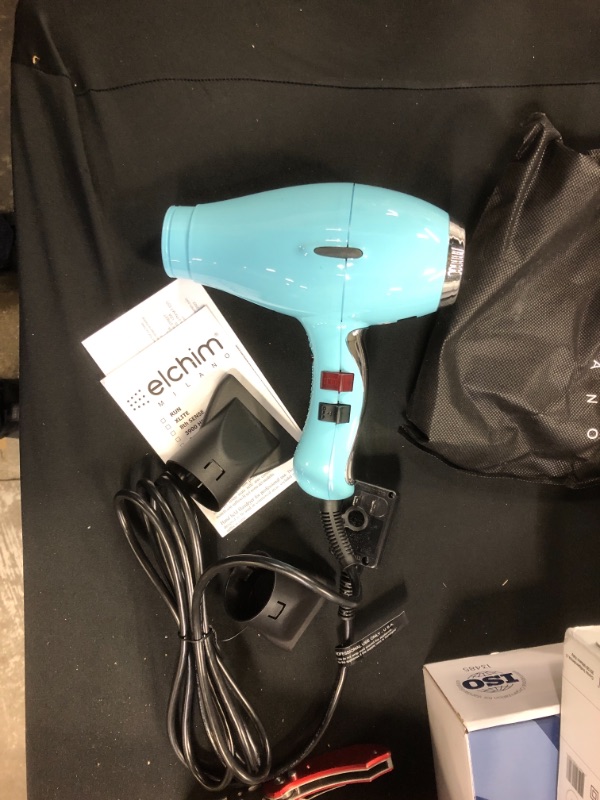 Photo 1 of Elchim 3900 Healthy Ionic Hair Dryer: Professional Ceramic and Ionic Blow Dryer - 2 Concentrators Included, Fast Drying, Quiet, and Lightweight
