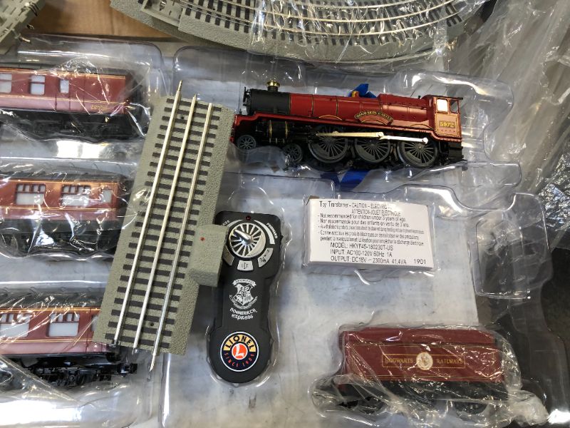 Photo 2 of Lionel Hogwarts Express LionChief 4-6-0 Set, with Bluetooth Capability, Electric O Gauge Model Train Set with Remote Black, 16.75 x 17.75 x 8.5 inches

