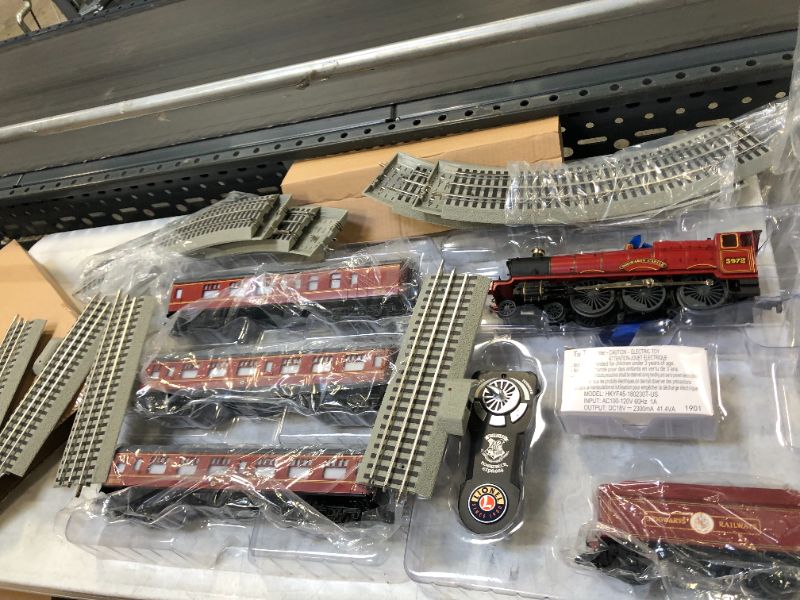 Photo 6 of Lionel Hogwarts Express LionChief 4-6-0 Set, with Bluetooth Capability, Electric O Gauge Model Train Set with Remote Black, 16.75 x 17.75 x 8.5 inches
