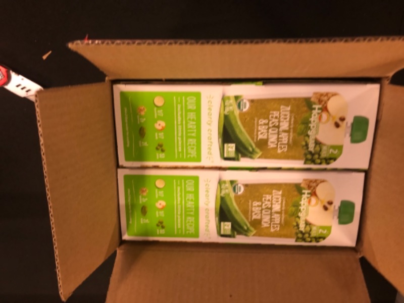 Photo 1 of box of happy baby food pouches 