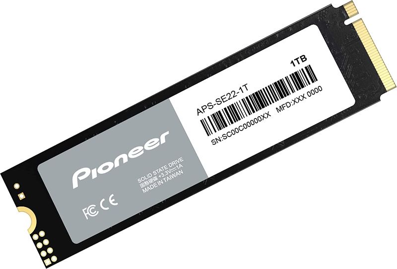 Photo 1 of Pioneer 1TB NVMe PCIe M.2 2280 Gen 3x4 Internal Solid State Drive (APS-SE22-1T)
