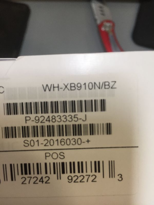 Photo 3 of Sony WH-XB910N EXTRA BASS Noise Cancelling Headphones, Wireless Bluetooth Over the Ear Headset with Microphone and Alexa Voice Control, Black
