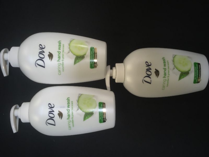 Photo 1 of bundle of 3 dove hand wash 