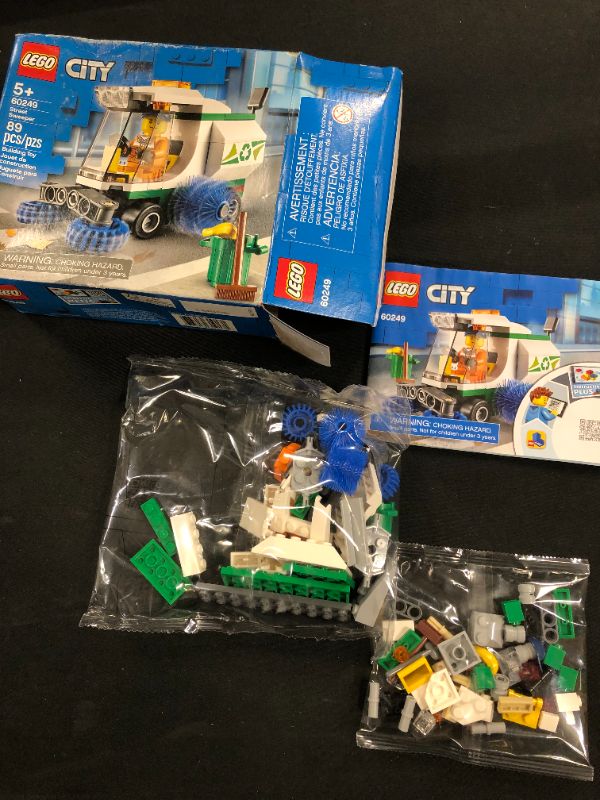 Photo 2 of LEGO City Street Sweeper 60249 Construction Toy, Cool Building Toy for Kids (89 Pieces)
