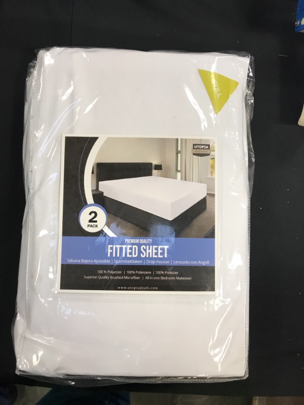 Photo 1 of 2 pack fitted sheet full 