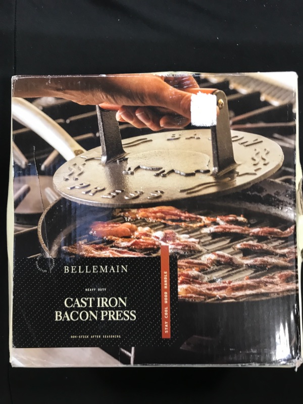 Photo 1 of cast iron bacon press 