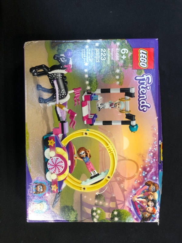 Photo 1 of LEGO Friends Magical Acrobatics 41686 Building Kit; Carnival Pretend Play Toy for Kids Who Love Gymnastics Gifts; New 2021 (223 Pieces)
