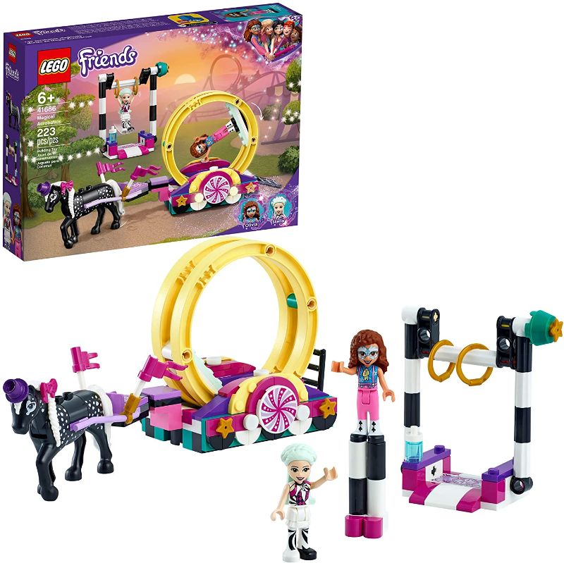 Photo 1 of LEGO Friends Magical Acrobatics 41686 Building Kit; Carnival Pretend Play Toy for Kids Who Love Gymnastics Gifts; New 2021 (223 Pieces)
