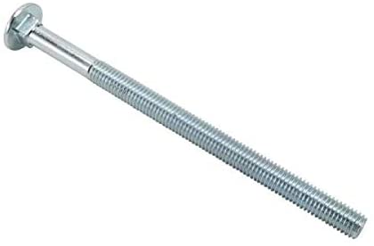 Photo 1 of 1/2 in.-13 x 8 in. Zinc Plated Carriage Bolt (10-Pack)
