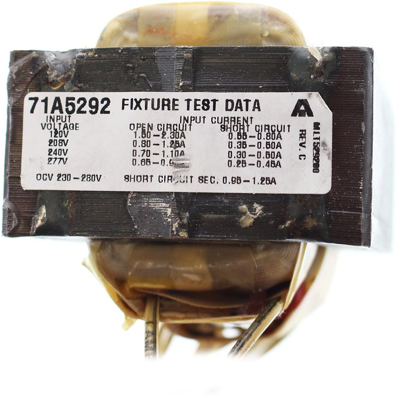 Photo 1 of Advance 71A5292-001D - 70 Watt - Pulse Start - Metal Halide Ballast - 4 Tap - ANSI M98 or M143 - Power Factor 90% - Max. Temp. Rating 221 Deg. F - Includes Dry Capacitor, Ignitor and Bracket Kit

