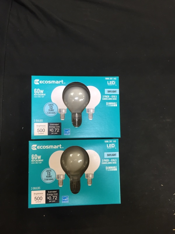 Photo 1 of 2 boxes of 3 60w bulbs 