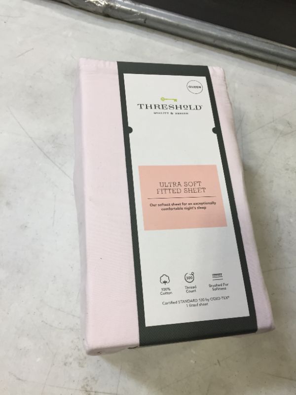 Photo 2 of 300 Thread Count Ultra Soft Fitted Sheet - Threshold™
