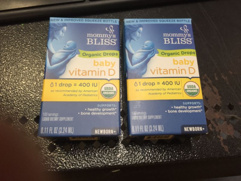 Photo 2 of 2x Mommy's Bliss Baby Organic Vitamin D Drops - 0.11oz (100 Servings)
