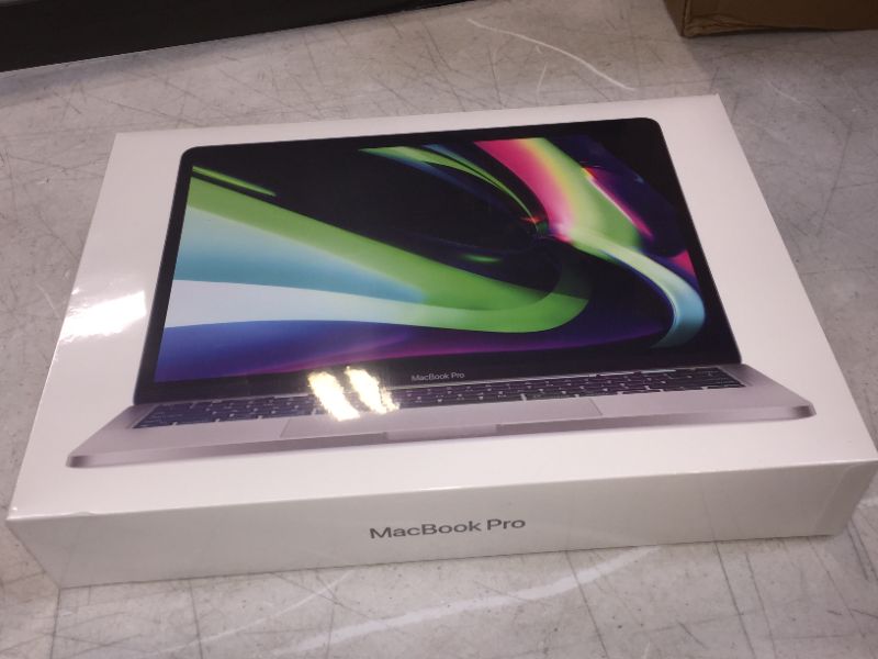 Photo 6 of 2020 Apple MacBook Pro with Apple M1 Chip (13-inch, 8GB RAM, 256GB SSD Storage) - Space Gray ----- BOX HAS VERY LITTLE DENT BUT ITEM NOT DAMAGED----
