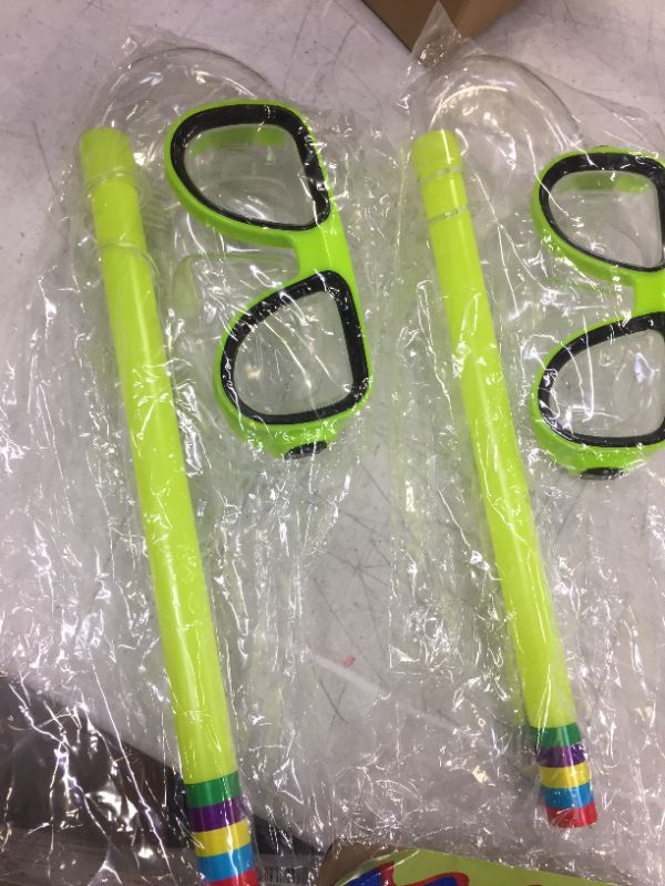 Photo 1 of 2 pk goggles and snorkel 