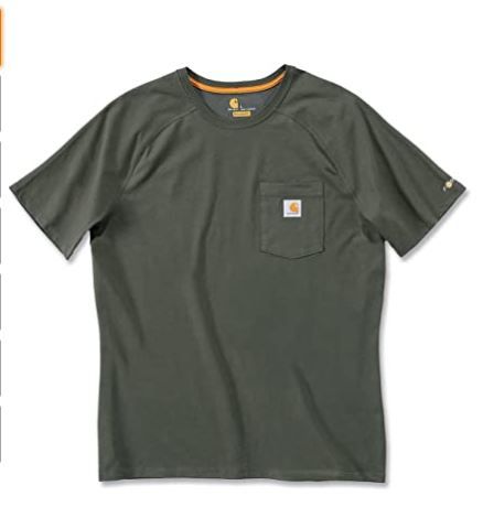 Photo 1 of Carhartt Men's Force Cotton Delmont Short Sleeve T-shirt size XL Tall
