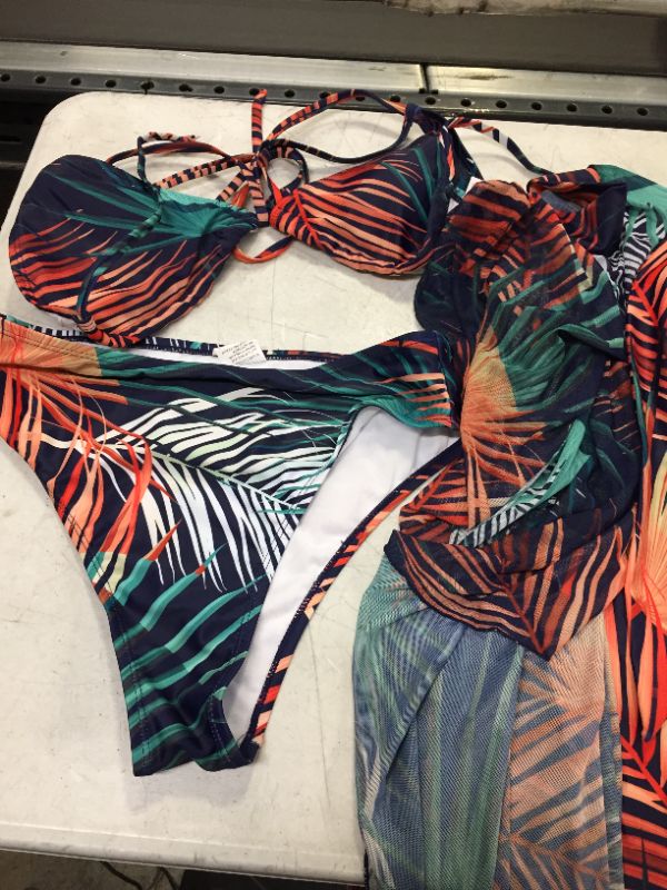 Photo 1 of Bikini Set size L in tropical design 