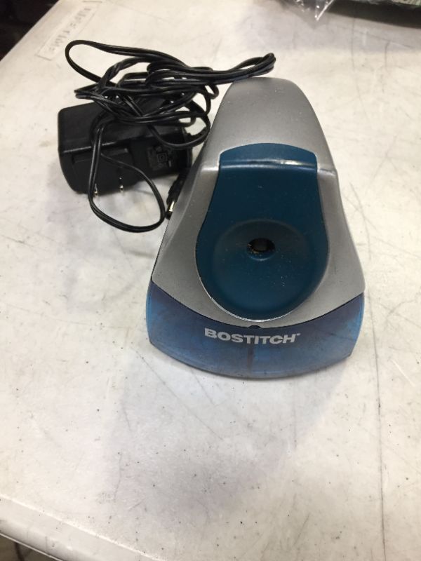 Photo 2 of Bostitch Personal Electric Pencil Sharpener, Blue (EPS4-BLUE)
