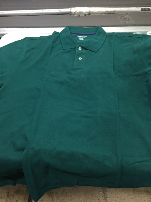 Photo 1 of Amazon Essentials Men's Big & Tall Cotton Pique Polo Shirt fit size XL